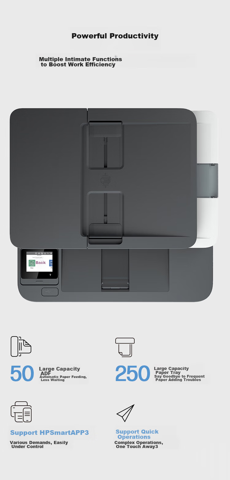 HP M227fdw Laser Wireless Duplex Printer, Wireless All-In Home Printer, Duplex Printing, WeChat Printing, Printer Copier Scanner Fax Machine 5