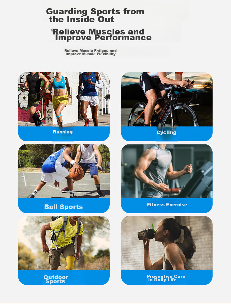 LP Muscle Tape for Ankle Pre-Cut, Professional Sports Kinesiology Tape, Ankle Sprain Prevention, Self-Adhesive Kinesiology Tape for Muscle Support 3