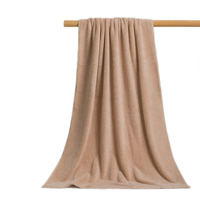GGT Japanese Bath Towel for Men, Quick-Drying Absorbent Large Bath Towel, Adult Non-Shedding Women's Towel, 80*160 Cm, Coffee Color