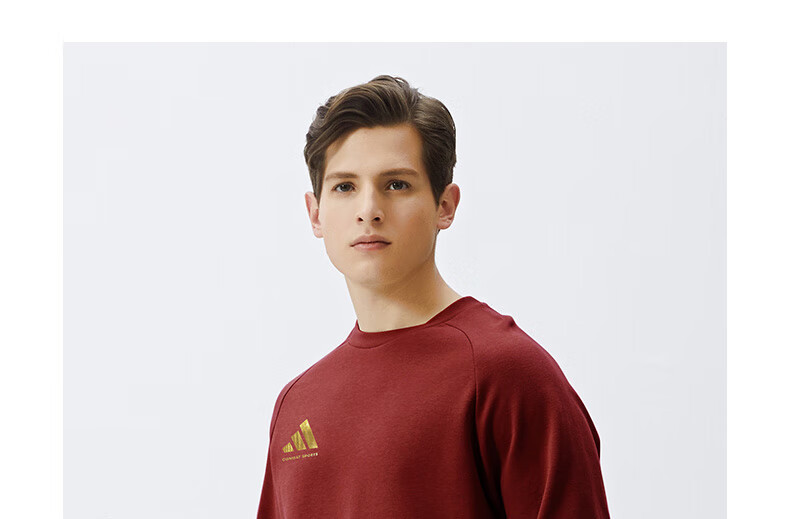 Adidas Men's Spring Outdoor Running Pullover Hoodie Windproof Warm Breathable Sportswear Gray/Khaki 2XL 5