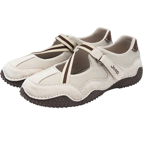 Jeep French Mary Jane Shoes for Women, Spring And Autumn Retro Casual Leather Shoes, Non-Slip Shallow Mouth Flat Single Shoes, Gray, Size 38