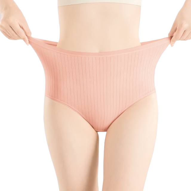 BADIGAO Disposable Underwear for Women, High-Waist Pure Cotton Crotch, Large Size, Seamless, Maternity Postpartum Daytime Use, Sterile Travel XL Size