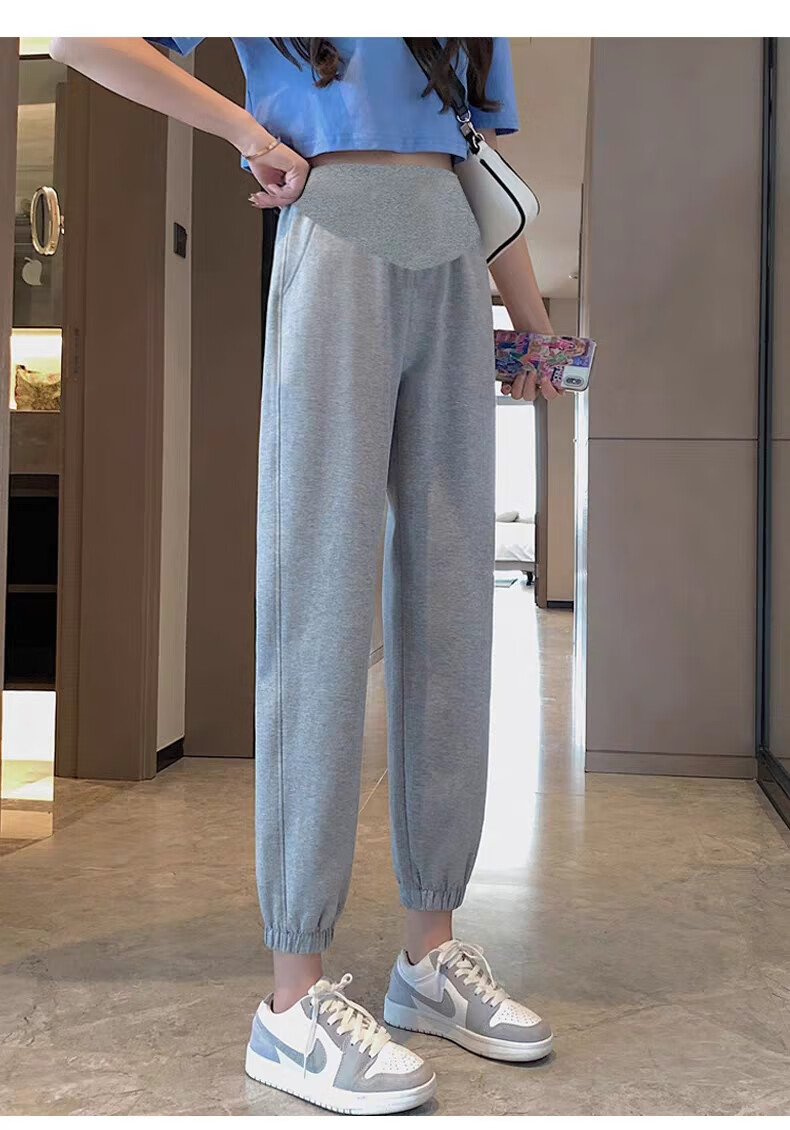JOYNCLEON Maternity Pants Spring Autumn Outdoor Petite Sports Casual Jogger Sweatpants Maternity Gray XL Jyk80749 21