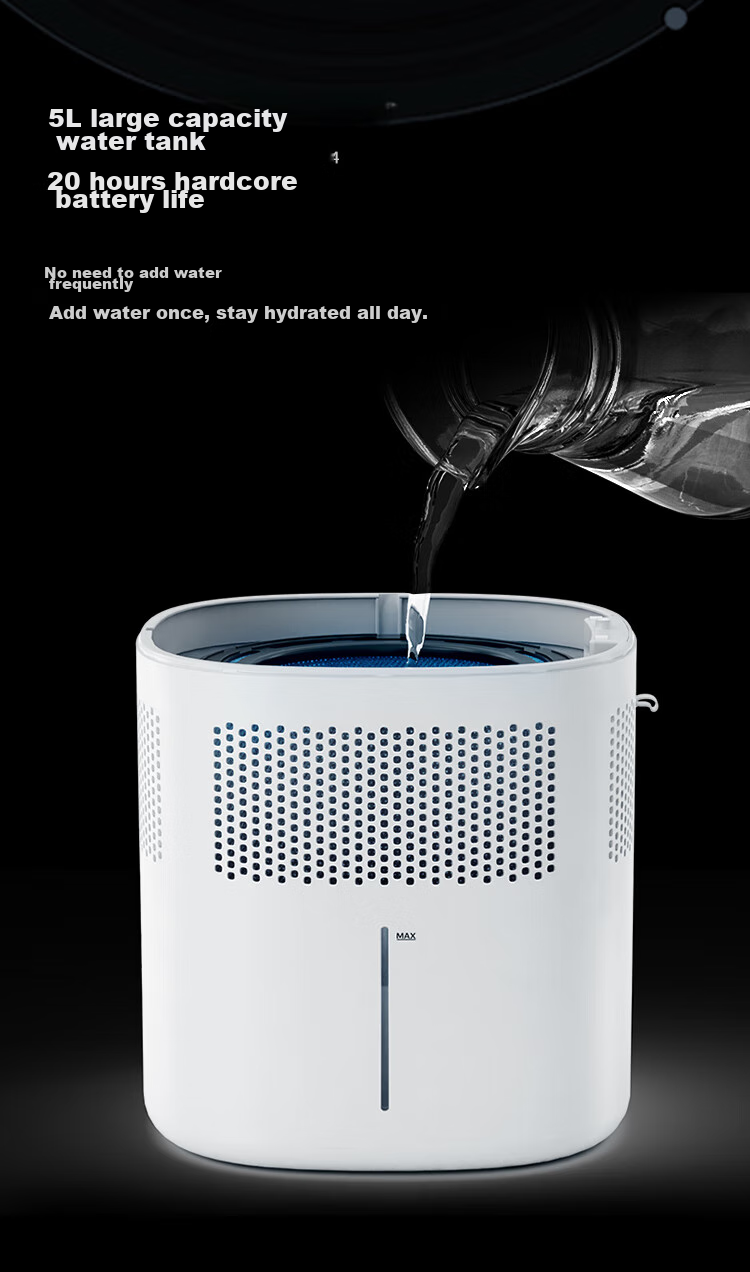 PHILIPS Humidifier for Home Bedroom, Mother And Baby Use, Quiet, Antibacterial, No Mist, Air Conditioner Humidifier, for Rhinitis, Pregnant Women, Infants, Small Desktop Large Capacity HU5969 Gift 7