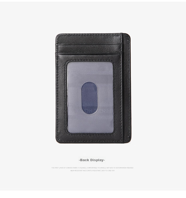 Meizhouyeniou Card Holder for Men, Ultra-Thin, Top-Grain Leather, Multi-Slot ID Holder, Birthday Gift for Boyfriend 17