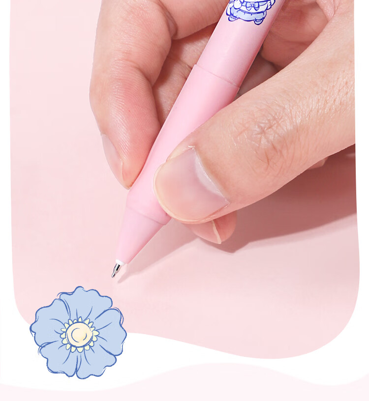 GuangBo & Sanrio Retractable Gel Pen, Stylish Cute ST Tip Exam Pen 0.5mm Student Exam Pen Black Ink Pen 3-Pack Randomly 1 Box KT82170-3 6