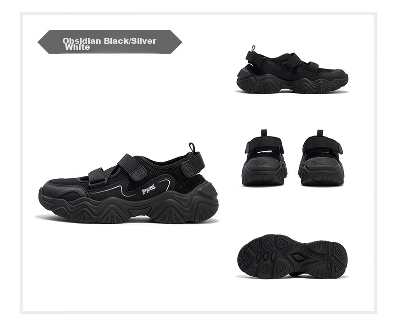 361° Women's Sports Shoes, Mengzua Spring And Summer Season, Velcro Retro Thick-Soled Mary Jane Sandals for Women, 682426707-4 34