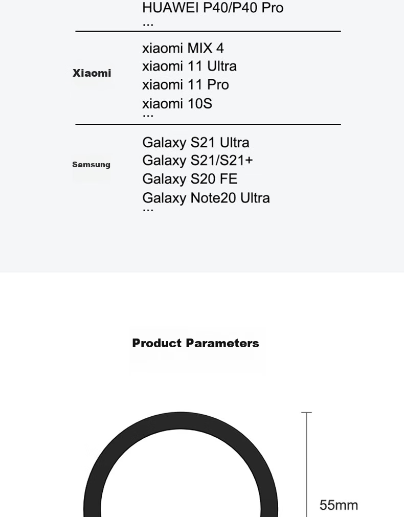 ESCASE [3-Pack] Wireless Charging Magnetic Ring MagSafe Phone Stand Circular Magnetic Disc Suction Cup for IPhone 14 And Samsung Phones, Universal White 15