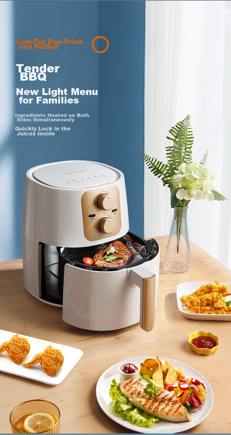 Joyoung 6L Large Capacity Air Fryer for Home Use, Precise Timing, Oil-Free, Low-Fat Frying, Baking, Multi-Functional Steaming And Roasting All-In Air Fryer KL-J63A 7