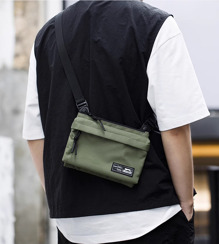 Slazenger Lightweight Casual Sports Mini Backpack for Men And Women, Crossbody Bag, Shoulder Bag, Versatile Chest Pack, Outdoor Camping Mini Phone Pouch 1