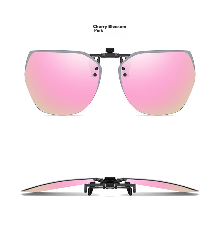 HLA Sunglasses Clip, Flip-Style Unisex, Myopia Polarized Sunglasses Clip, Black 086 18