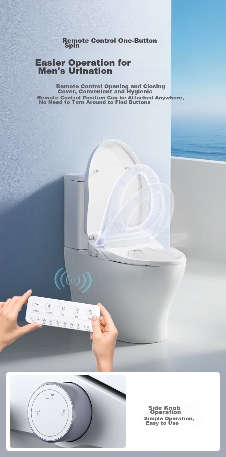 JD Original Elephant Smart Toilet Seat Cover, Fully Automatic Cleaning, Heating, Drying, Electric Heated Toilet Seat Cover, Flip-Up Cover Ring 5