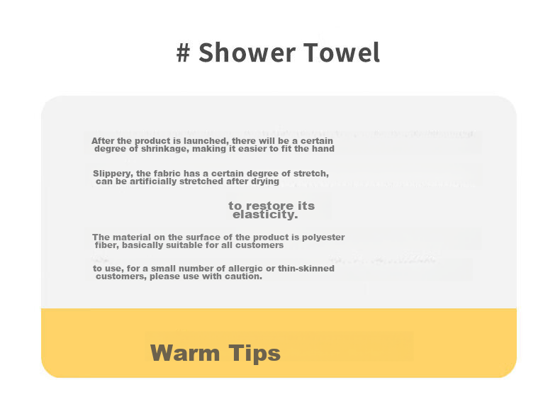 Grace Exfoliating Washcloth, Double-Sided Thick Scrubbing Tool for Bathing, Adult Home Use Back Scrubber Glove 13