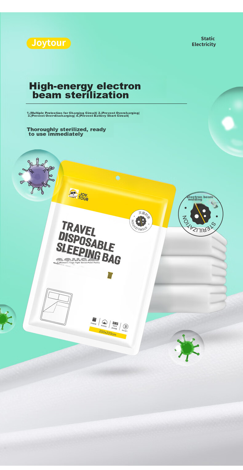 JOYTOUR Disposable Bed Sheets, Thick Non-Woven Travel Bedsheets for Beauty Salons And Massages, Pack of 50, White 3