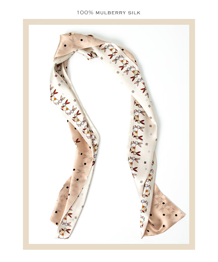 Sijie [Over 10,000 Sold] Silk Scarf for Women, Mid-Autumn Festival Long Scarf, 100% Mulberry Silk, Wealthy Leader Scarf, Gift Wrap 8