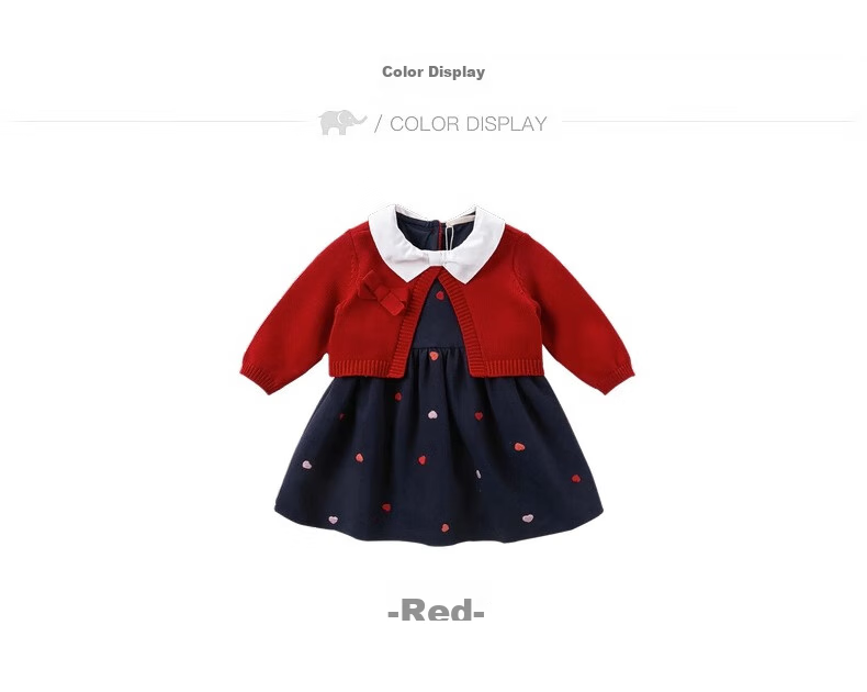 DAVE & BELLA [Same As in Mall] Girls' Dress Children's Dress Spring And Autumn Princess Dress for Girls Baby Clothes 4