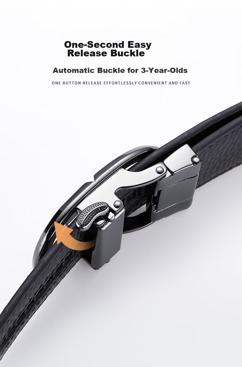 GUSKI Men's Genuine Leather Belt with Automatic Buckle, High-Quality Gift Box, Birthday Present for Boyfriend Or Husband 7
