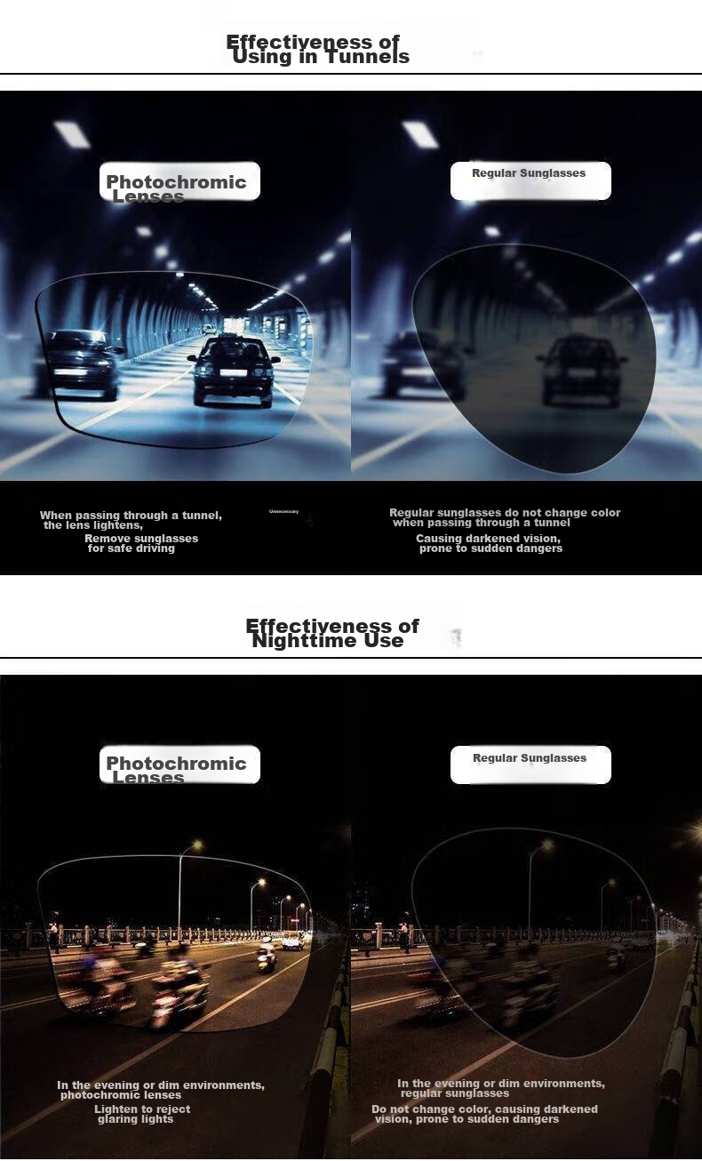 Boshide Driving Glasses, Sunglasses, Day And Night Photochromic Polarized Sunglasses, Color-Changing Day And Night Use 9