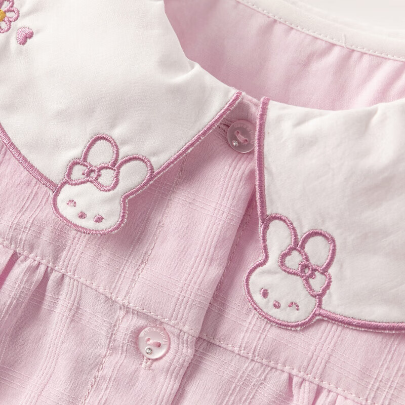 DAVE & BELLA Children's Long-Sleeve Shirt, Girls' Trendy Top, Baby Clothes, Cotton Undershirt for Young Kids, Spring Children's Wear