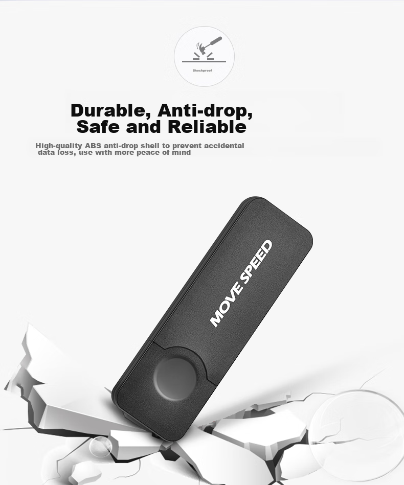 MOVE SPEED 32GB USB Flash Drive, USB2.0 Bid And Tender USB Drive, Plug-And Stable Read/Write, Enterprise Bidding Assistance Flash Drive, Black Knight Series 5