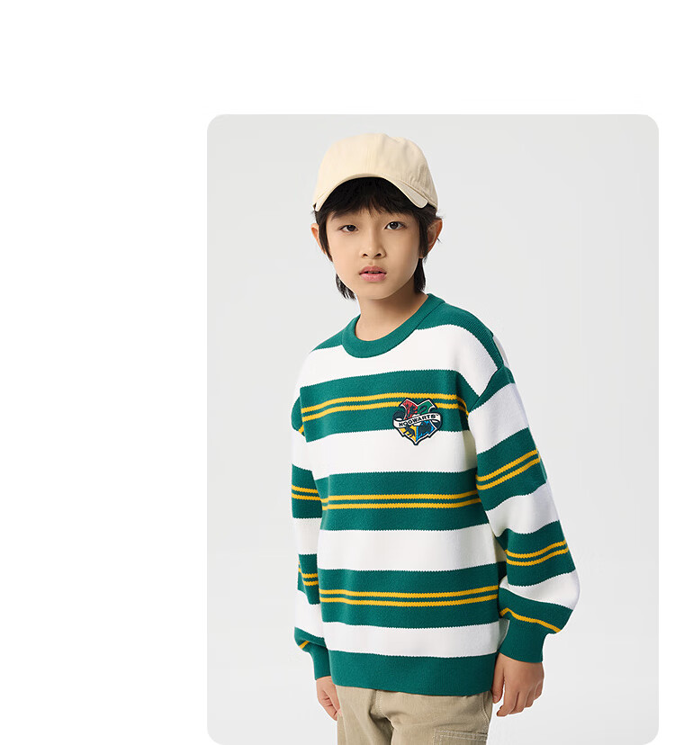 BALABALA Boys' Sweater, Children's Knitwear, New Spring Outfit [Harry Potter IP Mall Same Style], 202125103106 9