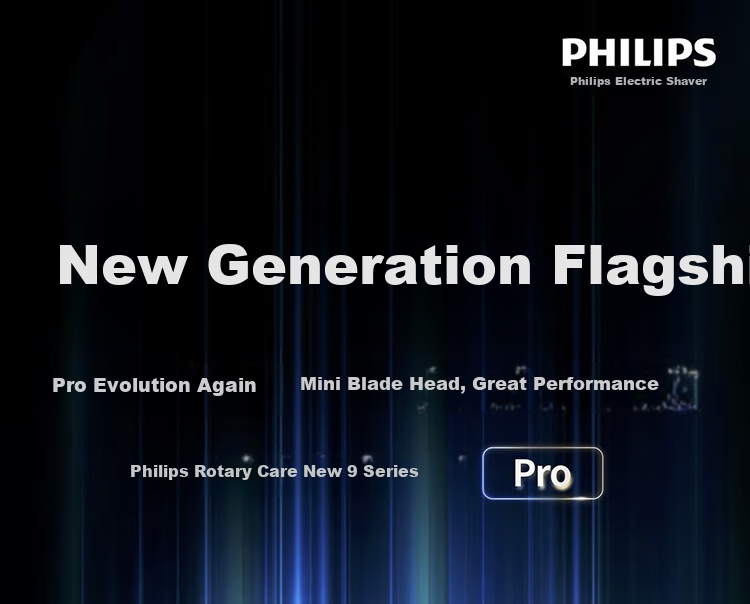 PHILIPS [Mid-Autumn Festival Gift] New Self-Operated Electric Shaver with Rotating Guard, New 9 Series Pro+, 0.08mm Under-Skin Clean Shave Razor, Cleaning Chamber, Birthday Gift for Me 1