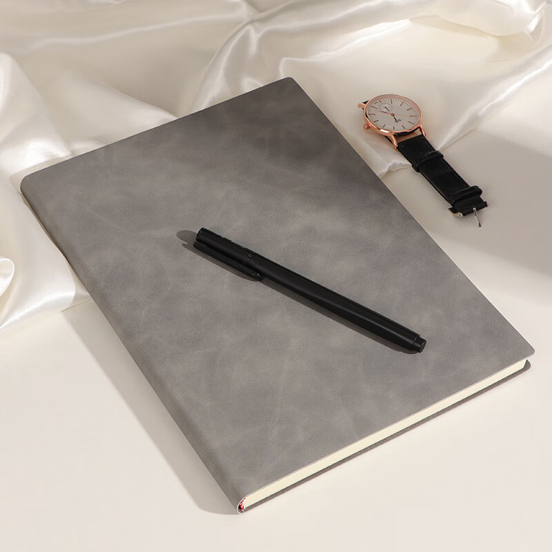 TENGXIONG [Lowest Price Online] Business Notebook A5 Thick B5 Journal, Sheepskin Cover Diary, Soft Cover Notebook for Office Work And Meeting Notes, Customizable Stationery