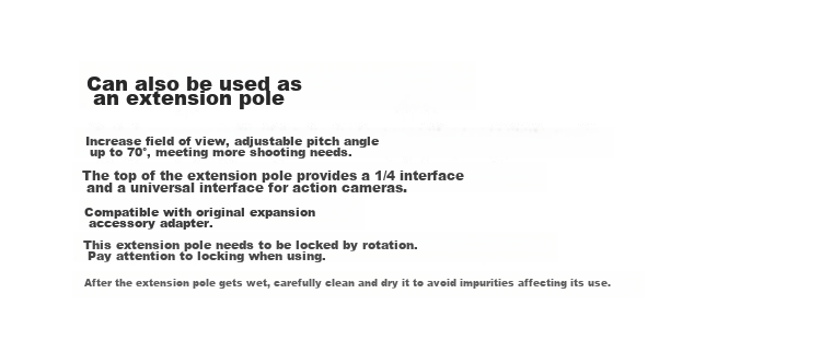 MAXCAM Compatible with DJI OSMO POCKET 2 Pocket Camera Accessories, Aluminum Alloy Tripod Extension Rod, Selfie Stick, Phone Mount, Portable Extendable Stand 8