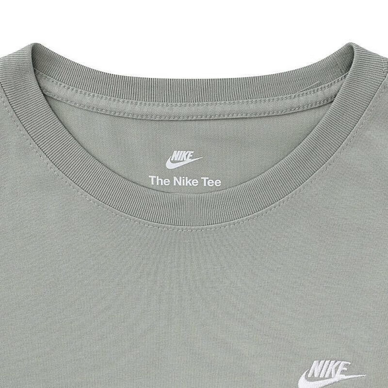 NIKE Spring And Summer Men's Short-Sleeve Round Neck T-Shirt, Pure Cotton, Athletic, Comfortable And Versatile, FV0376-100, White XL 11