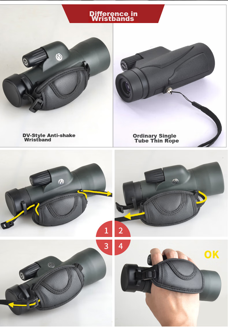 SAGA Sniper Monocular Telescope, High-Definition High-Magnification Military Binoculars with Night Vision, 100km Professional Birdwatching And Moon-Gazing Scope for Scenery Viewing 29