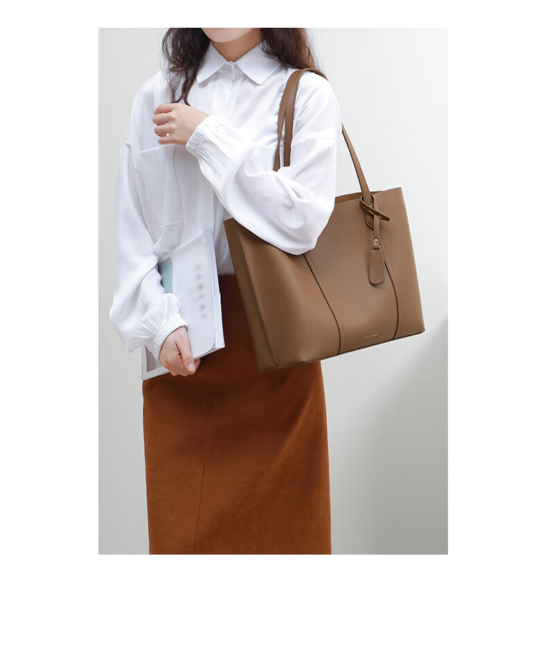 Viney Leather Handbag, Large Capacity Tote Bag for Women, Shoulder Bag And Handbag, Practical Birthday And Mother's Day Gift for Mom 1