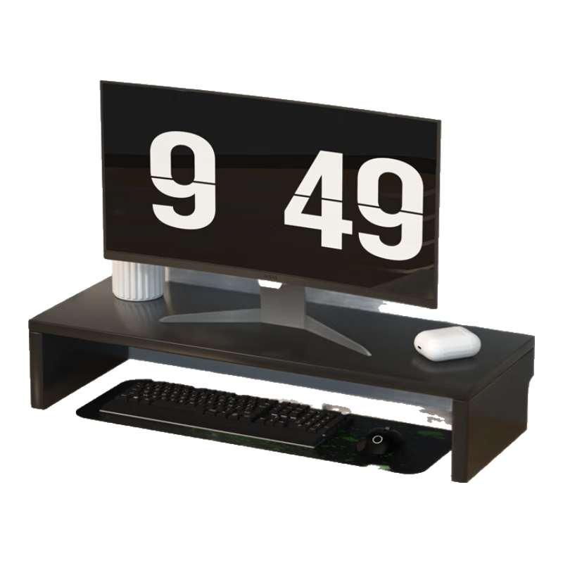 HMJIA Computer Monitor Riser Stand, Storage Rack, Portable Organizer Shelf H-X302H