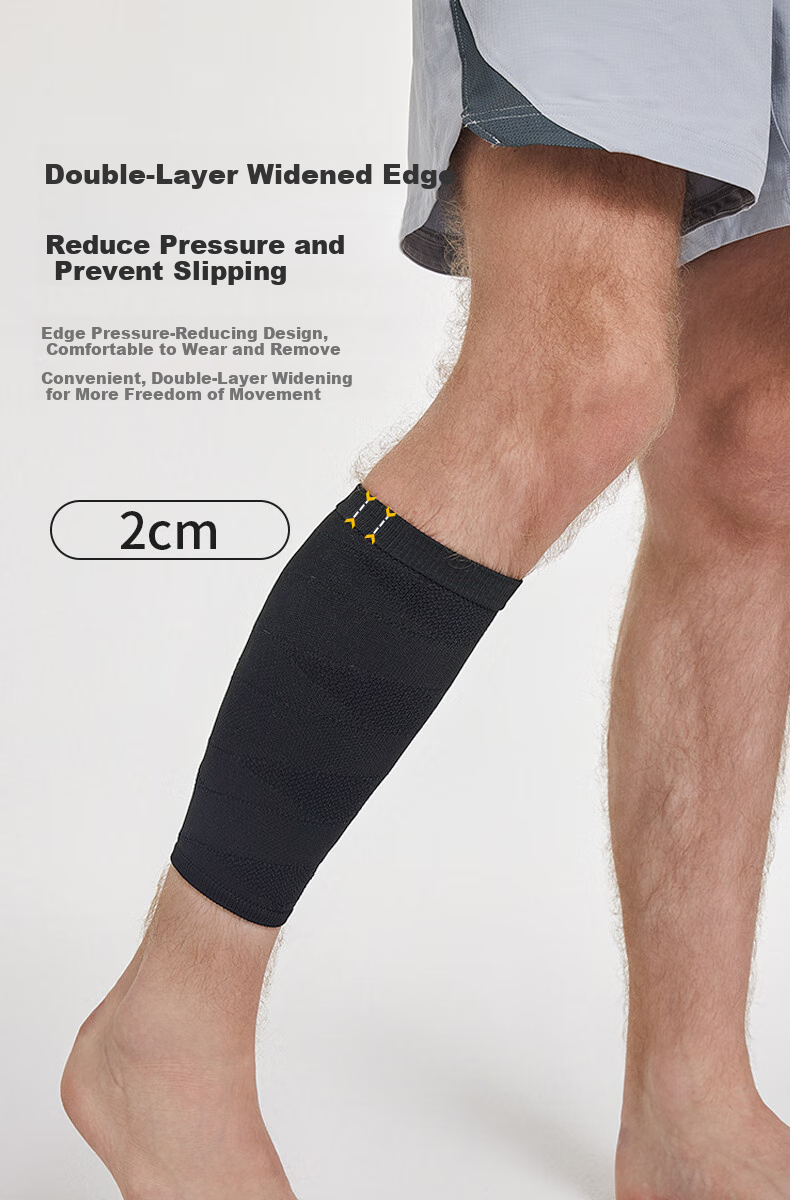 D&M Shin Guard for Men And Women, Sports Running Badminton Football Basketball Leg And Ankle Protector, One Piece 8