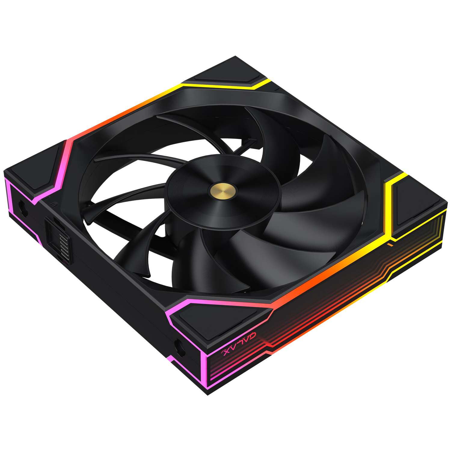 Yingchi Starry Sky Building Block Fan 12CM Case Fan Single Pack Black Forward (Real Building Block Fan/ARGB/PWM/High Air Pressure/Large Air Volume)