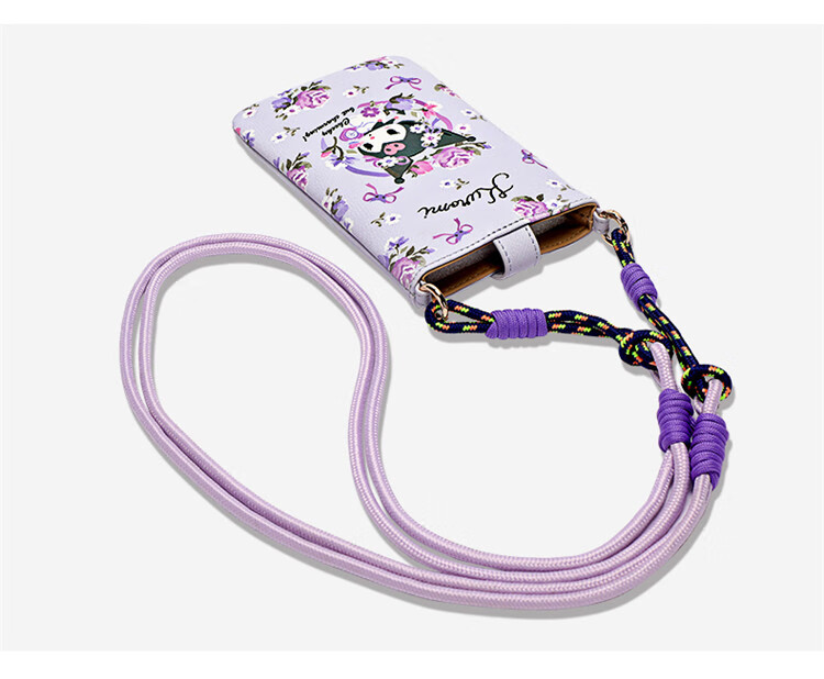Mesuca X Kuromi Handbag, Women's Portable Phone Bag, Shoulder Crossbody Small Purse, Birthday Gift for Girls 22
