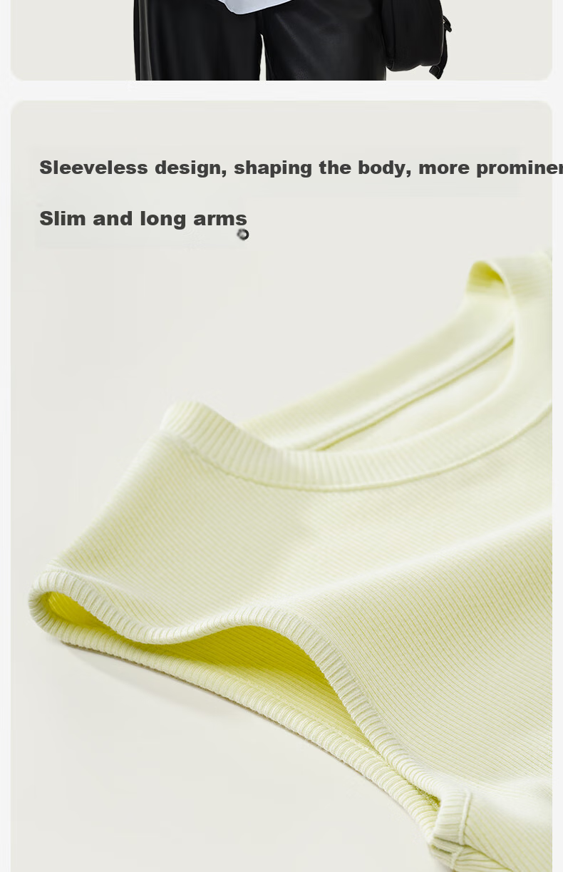 Jianyun Modal Cotton Camisole Tank Top for Women, Fashionable Sleeveless T-Shirt, Slim-Fit Undershirt, Can Be Worn As Outerwear, Lightweight Summer Top 6