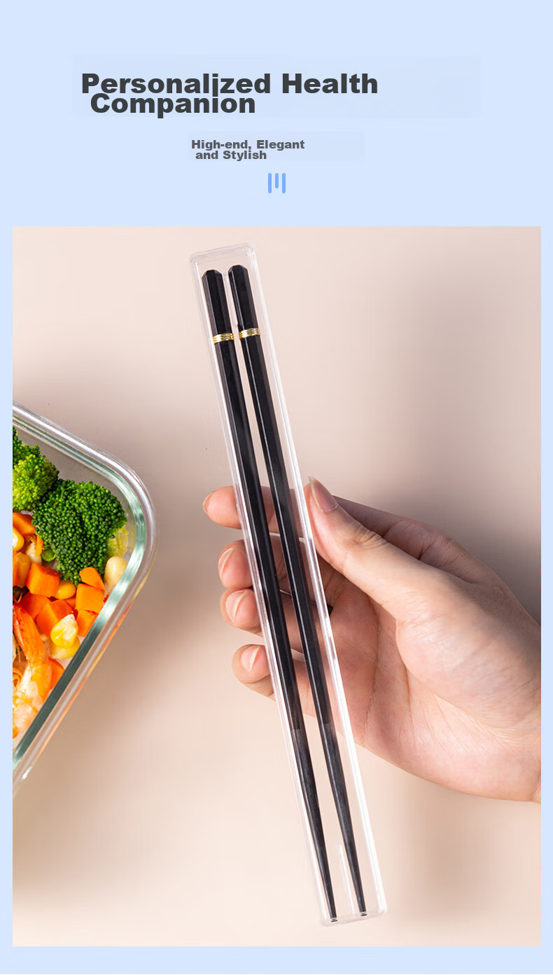 YIJUKE [With Storage Box], Japanese-Style Portable Chopsticks, One Pair Per Person, Personal Storage Box, Chopsticks for Students And Adults 4