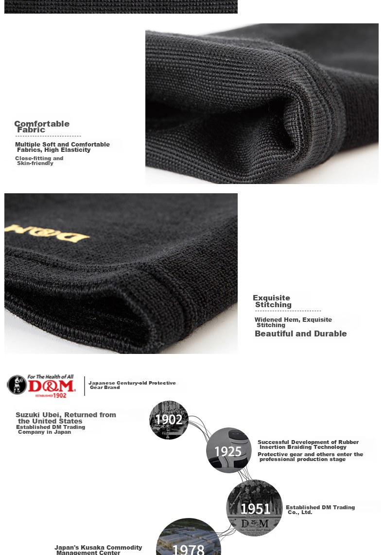 D&M Wool Knee Brace, Warm And Thickened, Joint Protection, Anti-Inflammatory, Fitness, Middle-Aged And Elderly, Running, Winter, Imported from Japan, One Piece 8