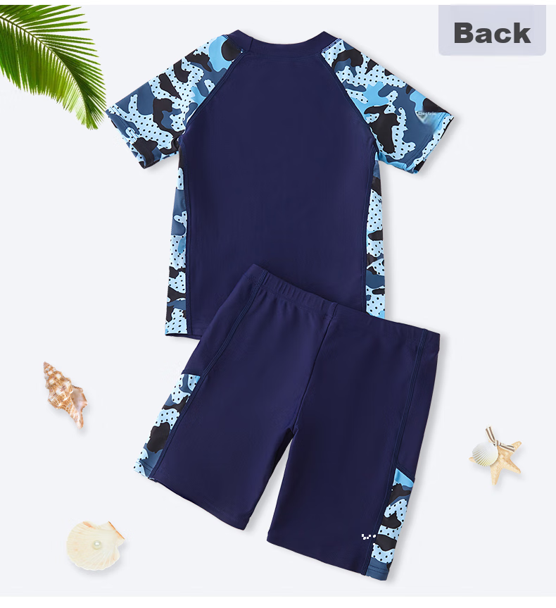 PEAK Children's Swimwear Boys' Swimsuit Set Boys' Two-Piece Swimwear for Small, Medium And Large Kids Baby Set 27 110 18