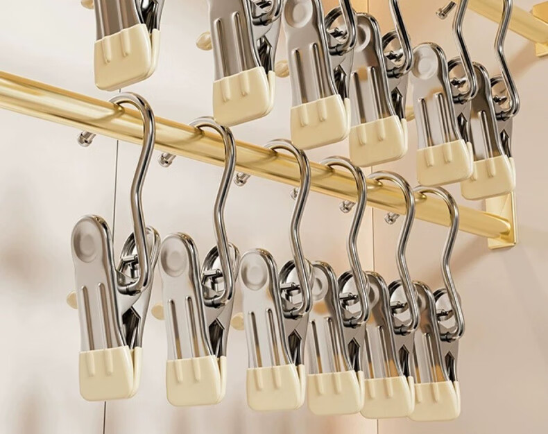 Siwangongli Pants Clip, Hanger, Non-Slip, Household Wardrobe Storage, Drying Hanger, Special Hook for Hanging Pants, Skirt Clip, Clothes Hanger 11