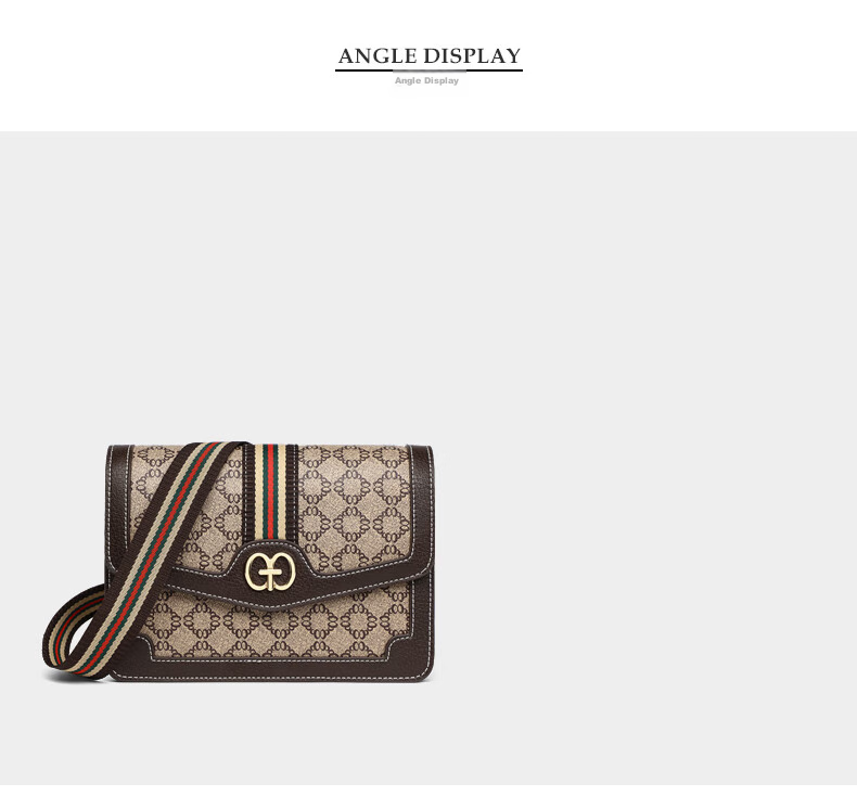 Aiqinghai Handbag, Women's Crossbody Bag, Shoulder Bag, Luxury Brand, High-End Small Square Bag, Birthday Mother's Day Gift, Practical Present for Mom 17