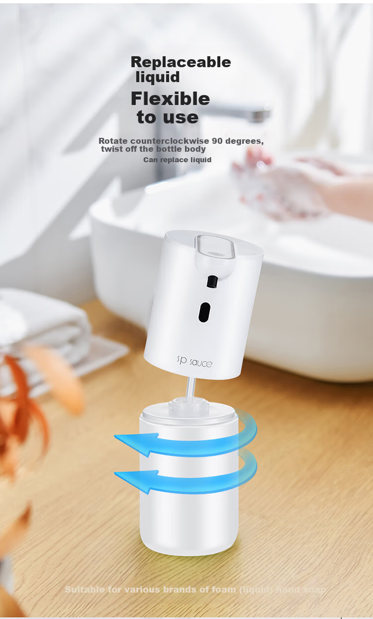 Daisy Leaf Japanese Automatic Soap Dispenser, Hand Sanitizer Machine with Bottle Sensor, Smart Electric Foam Hand Washer 8