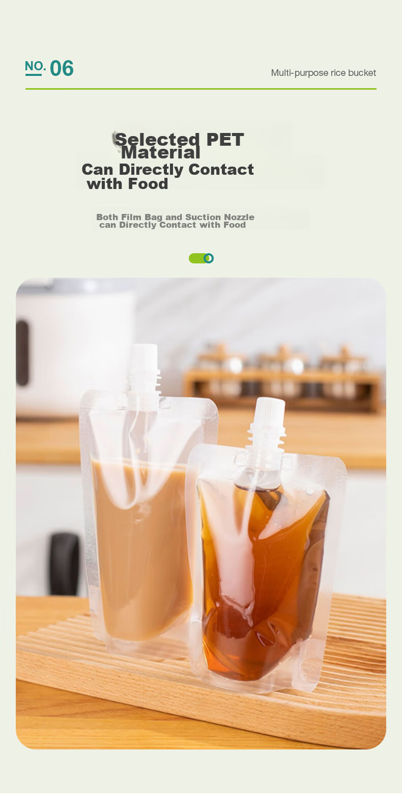 AOmeiyou Disposable Soup Bags, 500ml, 50 Pieces, Takeout Soup Bags for Luosifen And Commercial Use, Divided Soup Packets 13