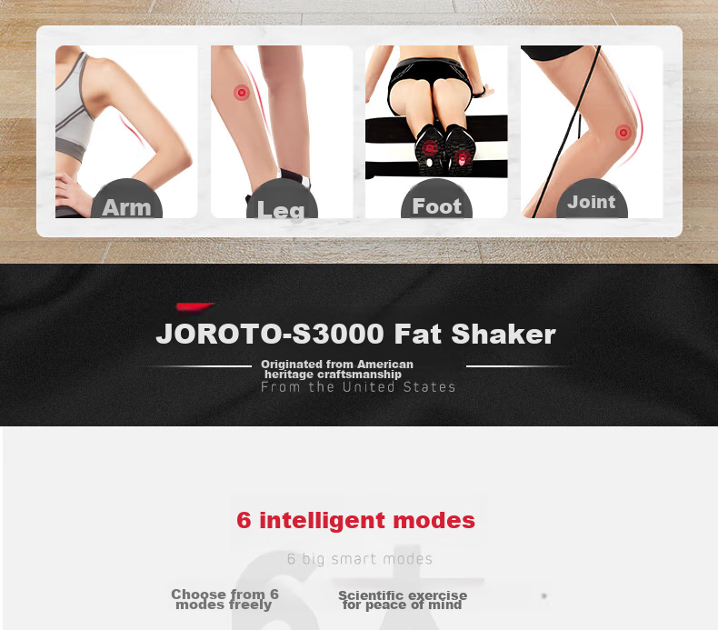 JOROTO American Fat-Burning Machine, Shaker Machine, Rhythm Machine, Home Weight Loss Device, Beauty Shaping Equipment, S3000 Fashion White 8