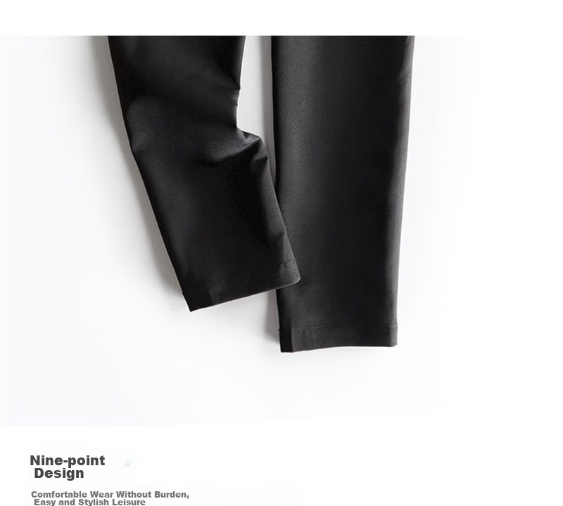 Dme Cropped Pants for Spring And Autumn, New Straight-Leg Suit Pants with Fake Pockets, Casual Trousers for Women, Khaki, S 28