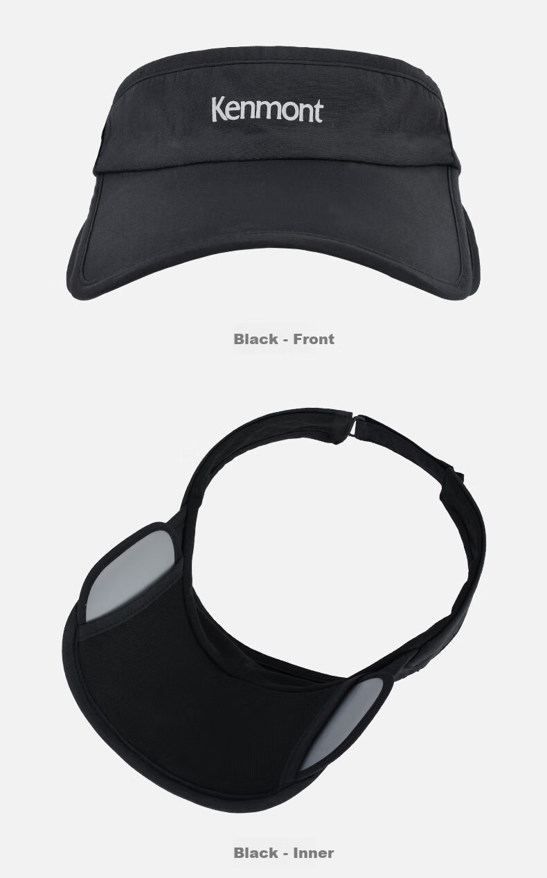 Kenmont Summer Outdoor Tennis Hat, Sun Hat for Men, UV Protection, Sunshade Cap, Anti-UV Running Visor, 3675 10
