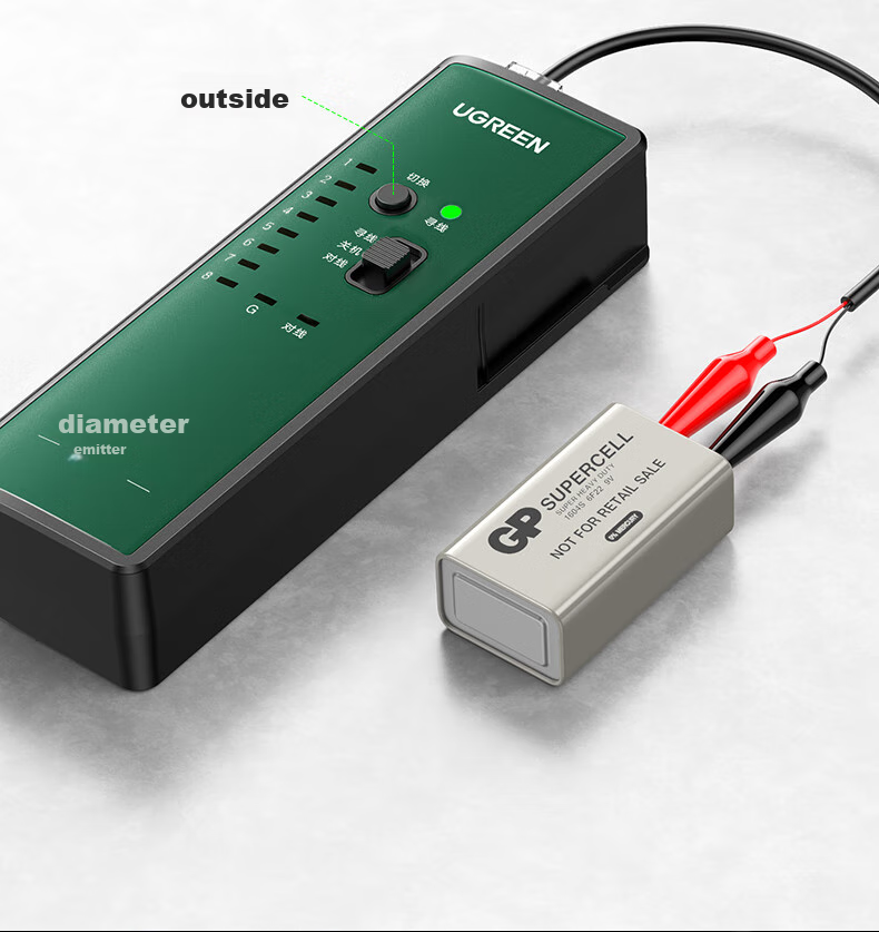 UGREEN Network Cable Tester, Multifunctional Network/phone Cable Tester, Computer Network RJ45 Telephone Line Engineering/home Intelligent Signal Detection Continuity Tester 11