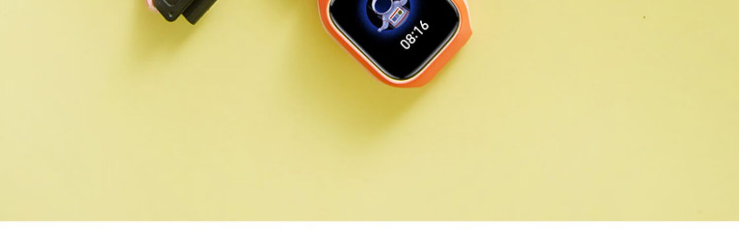 Xuanyi [Tempered Glass Included] Protective Case and Screen Protector for Xiaomi Mi Rabbit Kids Watch 7X/7, Transparent Shockproof Soft Full-Coverage Scratch-Resistant Glass Film Wristband 4