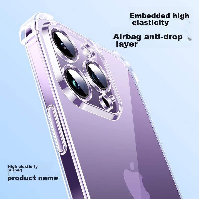 Чехол Kelleia для iPhone 15 Pro, противоударный, анти-желтый, ультратонкий с защитой камеры