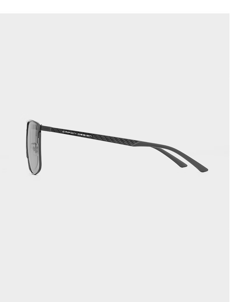 CAPONI Carbon Fiber Photochromic Sunglasses for Men, Polarized Driving Sunglasses, UV Protection Glasses for Day And Night Use 13